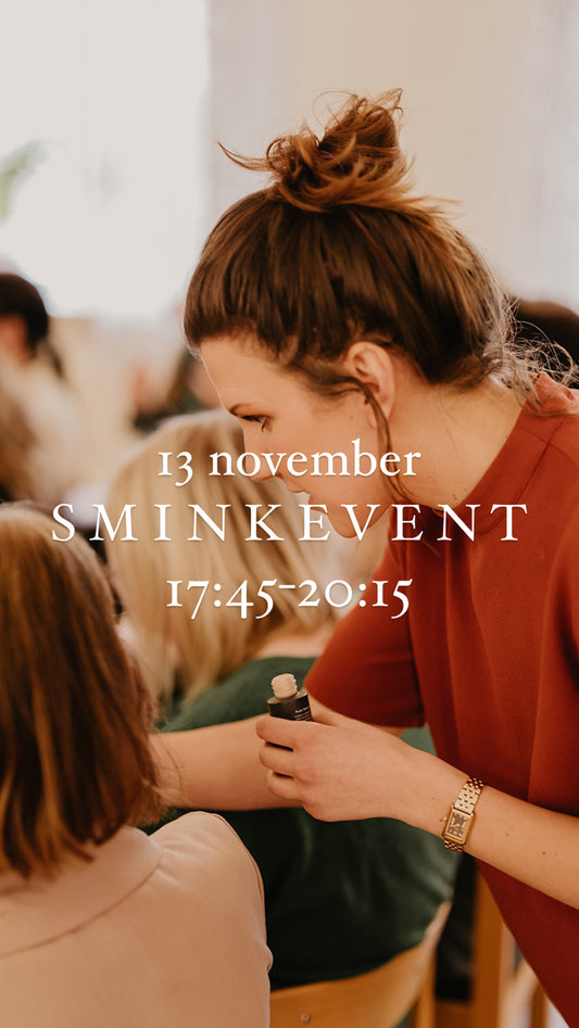 Sminkevent - 13 november 17:45-20:15